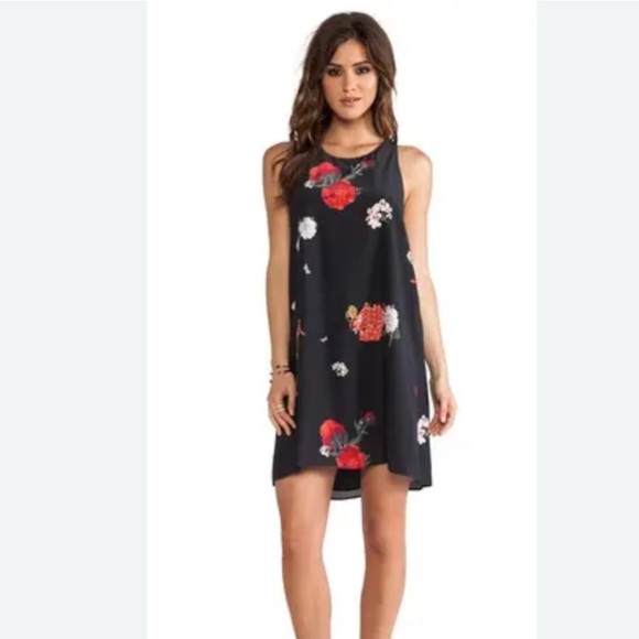 Alice+Olivia Liz Twist Back in Castaway Floral, XS - Picture 1 of 12